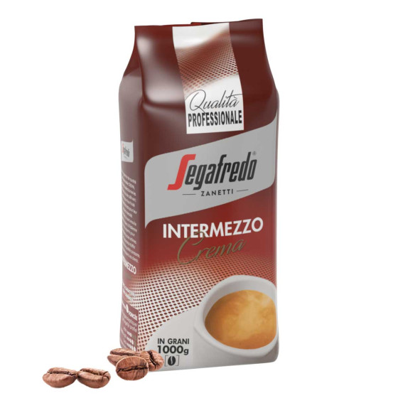 Café en Grains Segafredo Intermezzo Crema - 12 paquets - 12 Kg