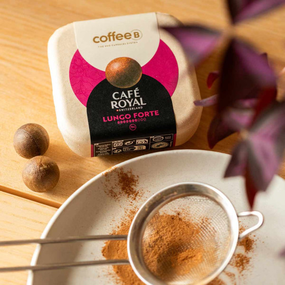 Boule de café CoffeeB Café Royal Lungo Forte - 30 boîtes - 270 boules