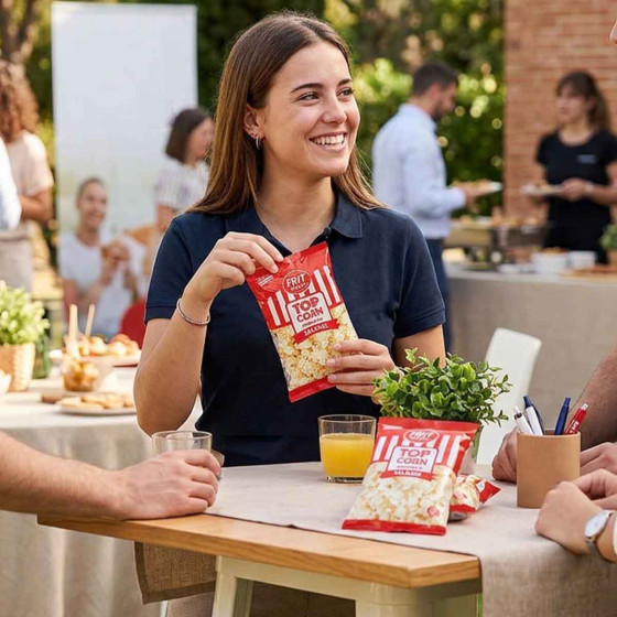 Pop-Corn Salé Frit Ravich 22g - 3 cartons - 108 paquets