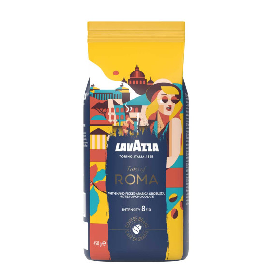 Café en Grains Lavazza Tales of Roma - 450 gr