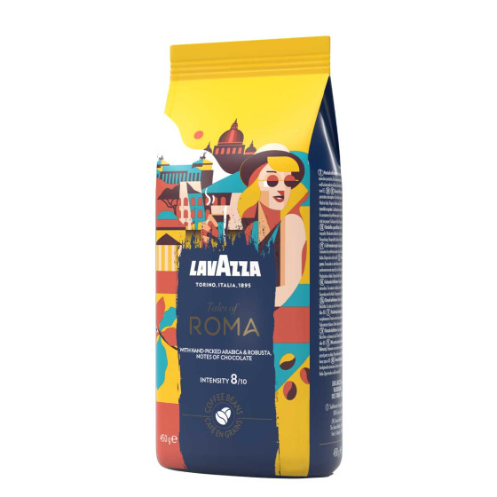 Café en Grains Lavazza Tales of Roma - 450 gr