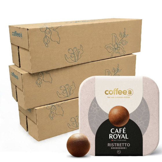 Boule de café CoffeeB Café Royal Ristretto - 30 boites - 270 boules