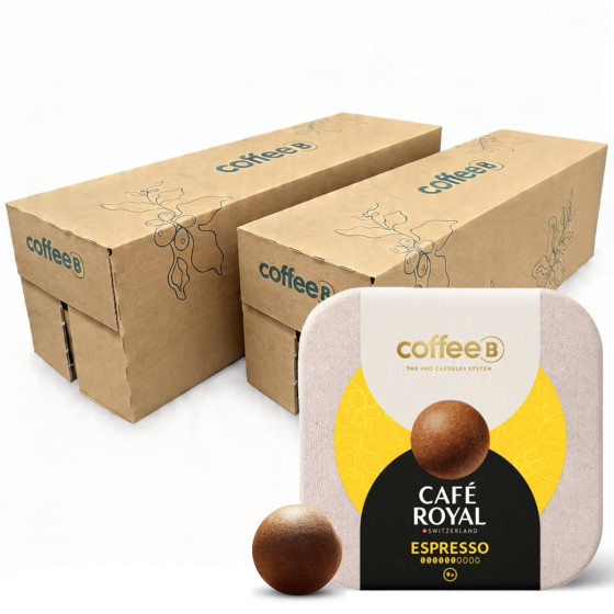 Boule de café CoffeeB Café Royal Espresso - 20 boites - 180 boules