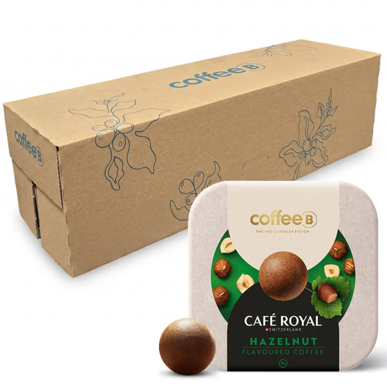 Boule de café CoffeeB Café Royal Noisette - 10 boites - 90 boules