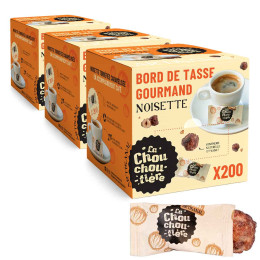 Noisette Torréfiée & Caramélisée La Chouchoutière - 3 Boites distributrices - 600 chouchous