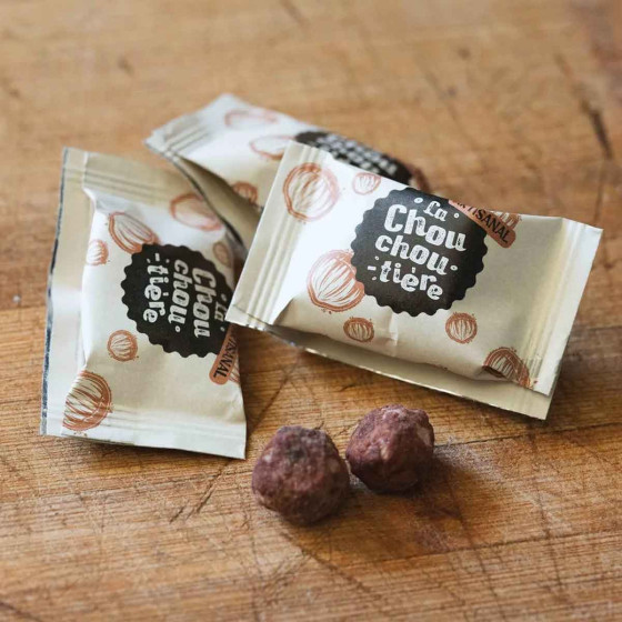 Noisette Torréfiée & Caramélisée La Chouchoutière - Boite distributrice de 200 chouchous