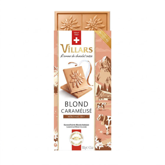 Villars tablette héritage 1901 blond caramélisé - vue 2