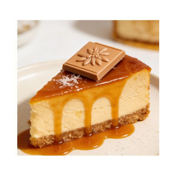 Tablette de Chocolat Blond Caramélisé Villars Héritage 1901 avec dessert maison