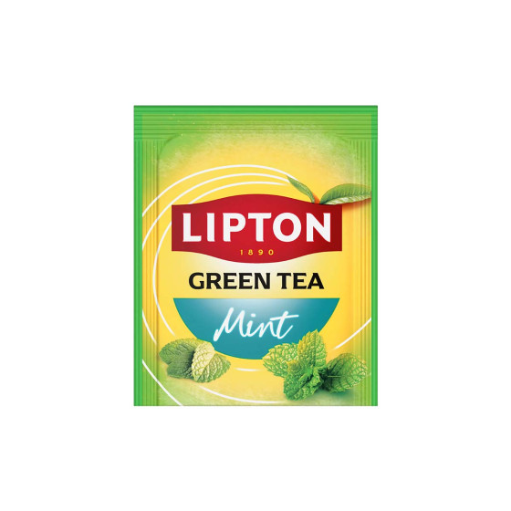 Coffret de Thé Vert Menthe Lipton - 100 sachets