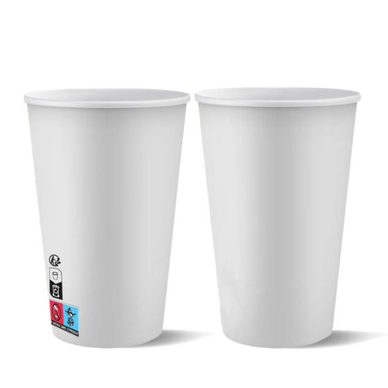 Gobelet carton 18 cl (7oz) Blanc - 3000 gobelets