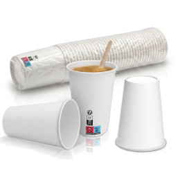 Gobelet carton 18 cl (7oz) Blanc - 1000 gobelets