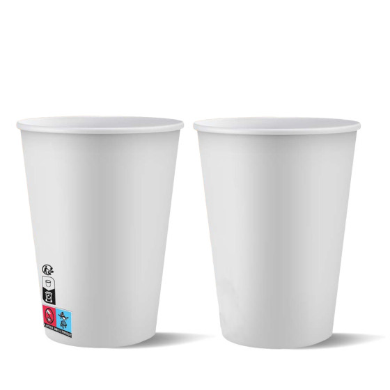 Gobelet carton 15 cl (6oz) Blanc