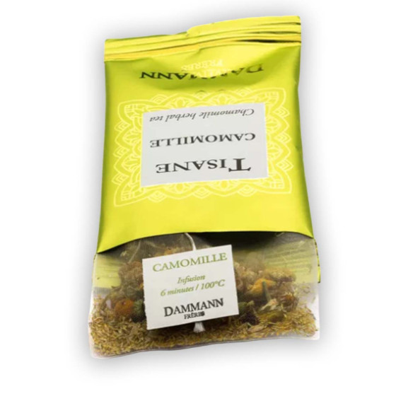 Infusion Dammann Frères Tisane Camomille - 21 sachets enveloppés