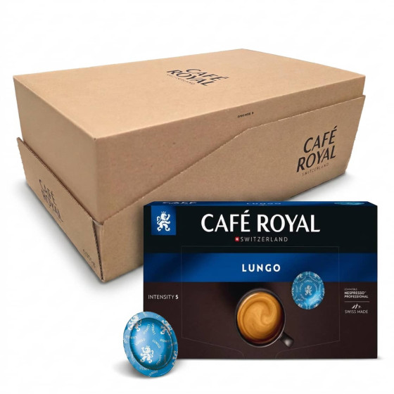 Capsule Nespresso Pro Compatible Café Royal Lungo - 6 boites - 300 capsules