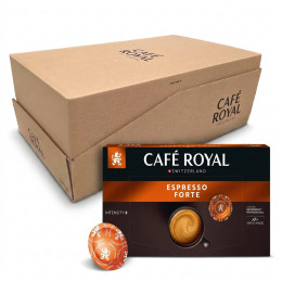 Capsule Nespresso Pro Compatible Café Royal Espresso Forte - 6 boites - 300 capsules