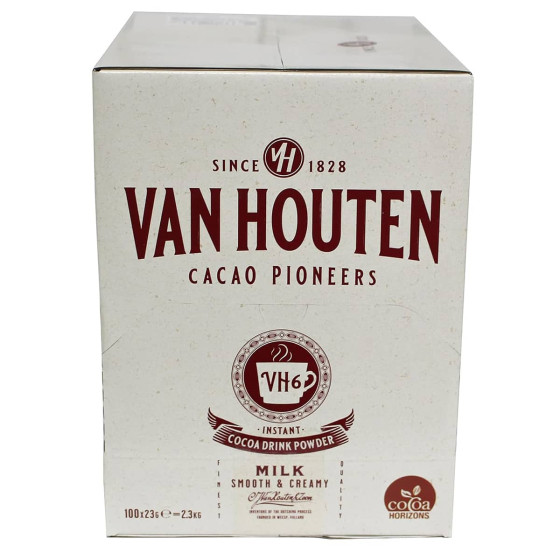 Chocolat Chaud Van Houten VH6 - 10 boites distributrices - 1000 dosettes individuelles