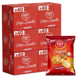 Chips Frit Ravich Nature salées 38g - 6 cartons - 240 paquets