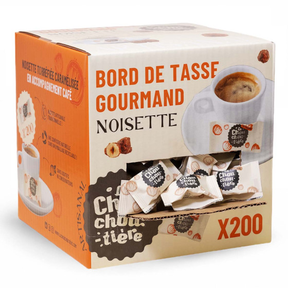 Noisette Torréfiée & Caramélisée La Chouchoutière - 3 Boites distributrices - 600 chouchous