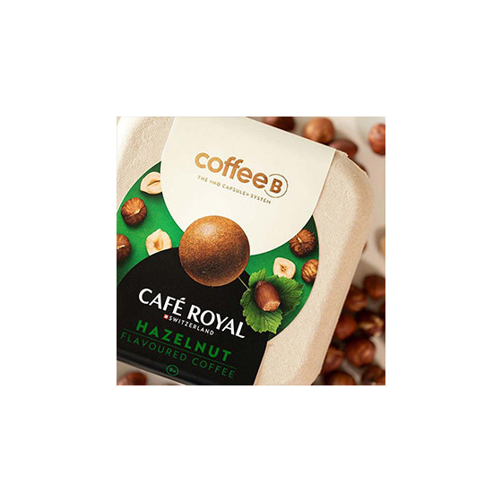 Boule de café CoffeeB Café Royal Noisette - 10 boites - 90 boules