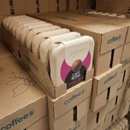 Boule de café CoffeeB Café Royal Lungo Forte - 20 boites - 180 boules