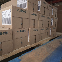 Boule de café CoffeeB Café Royal Espresso Bio - 30 boites - 270 boules