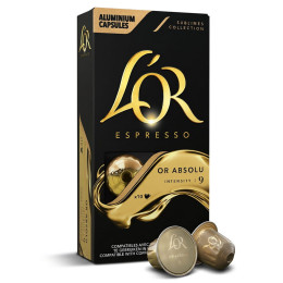 Capsule Nespresso Compatible Café L'Or Espresso Or Absolu - 10 capsules