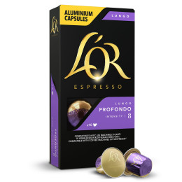 Capsule Nespresso Compatible Café L'Or Espresso Lungo Profondo - 10 capsules