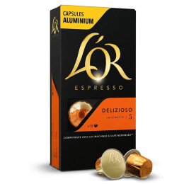 Capsule Nespresso Compatible Café L'Or Espresso Delizioso - 10 capsules