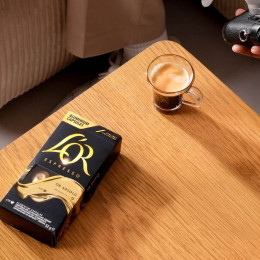 Capsule Nespresso Compatible Café L'Or Espresso Or Absolu - 10 capsules