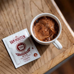 Chocolat Chaud Van Houten VH6 - Boite distributrice - 100 dosettes individuelles