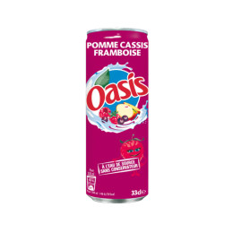 Oasis Pomme Cassis Framboise Canette Slim 33cl x24