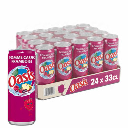 Oasis Pomme Cassis Framboise Canette Slim 33cl x24