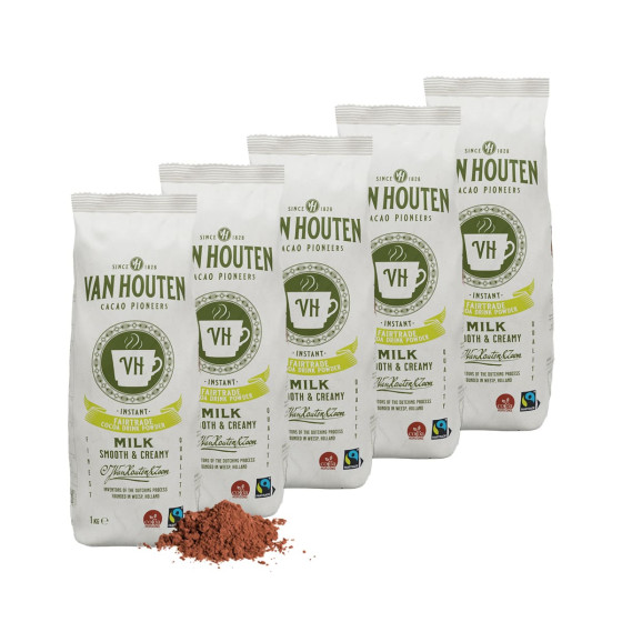 Chocolat Chaud Van Houten VH FT Choco (12%) - 5 paquets - 5 Kg