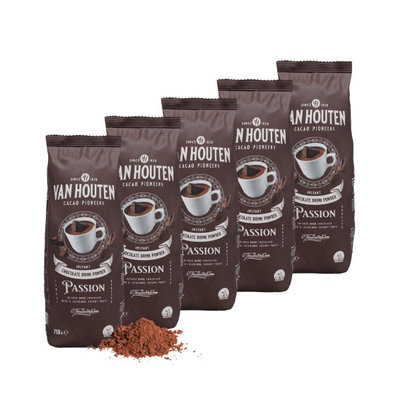 Chocolat Chaud Van Houten VH Passion (33%) - 5 paquets - 3,75 Kg