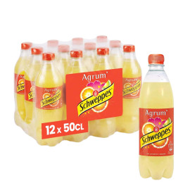 Schweppes Agrumes Bouteille 50cl - Pack de 12 bouteilles