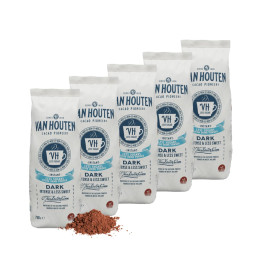 Chocolat Chaud Van Houten 24% cacao allégé en sucre - 5 paquets - 3.75 Kg