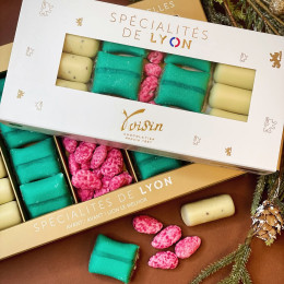 Chocolat Voisin Spécialités de Lyon Coussin, Praline, Quenelle - 230 gr
