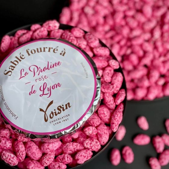 Chocolat Voisin Spécialités de Lyon Les Pralines Roses - 45 gr