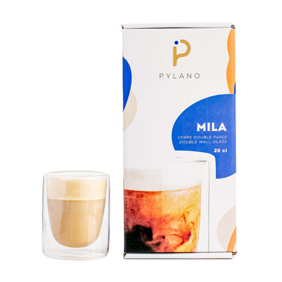 Verres double paroi PYLANO Cappuccino 25 cl - MILA - par 2