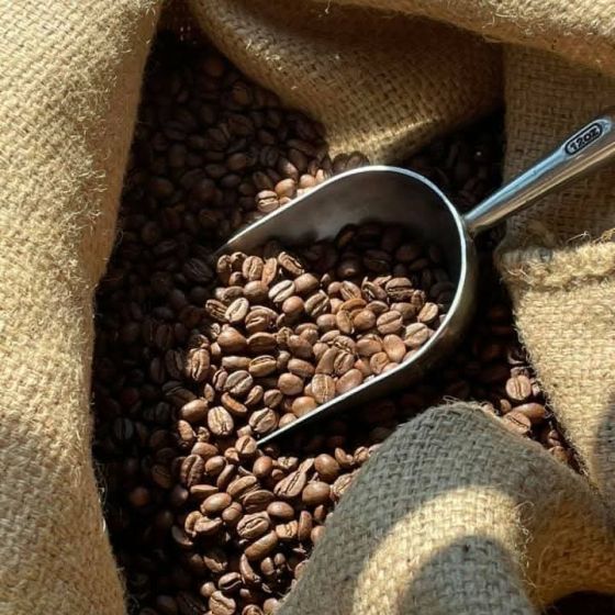 Café en Grains Café Voisin Moka Décaféiné à l'eau - 1 Kg