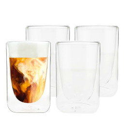 Verres double paroi PYLANO Macchiato 35 cl - MILA - par 4