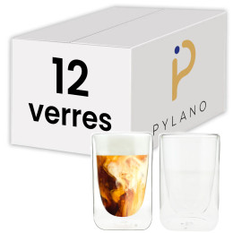 Verres double paroi PYLANO Macchiato 35 cl - MILA - par 2
