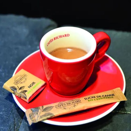 Sucre Roux de Canne Bio Cafés Richard - Carton 600 Bûchettes