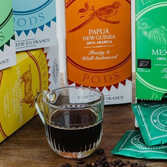 Dosette ESE Cafés Richard Papouasie Nouvelle-Guinée - 25 dosettes emballées individuellement