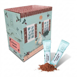 Chocolat Chaud Le Saint Chocolat - Chocolat-Cannelle - 20 dosettes individuelles