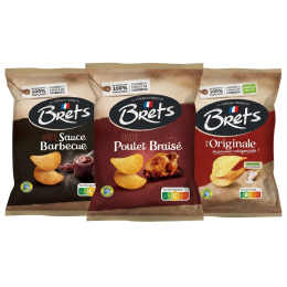 Pack découverte Chips Bret’s - 3 cartons - 96 paquets