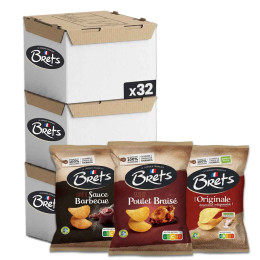 Pack découverte Chips Bret’s - 3 cartons - 96 paquets