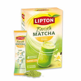 Matcha Lipton Barista saveur Vanille - 10 sticks