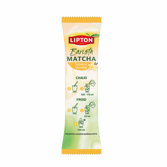 Matcha Lipton Barista saveur Vanille - 10 sticks
