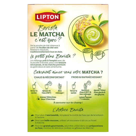 Matcha Lipton Barista Original - 10 sticks